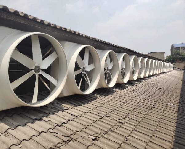 纺织厂通风降温案例